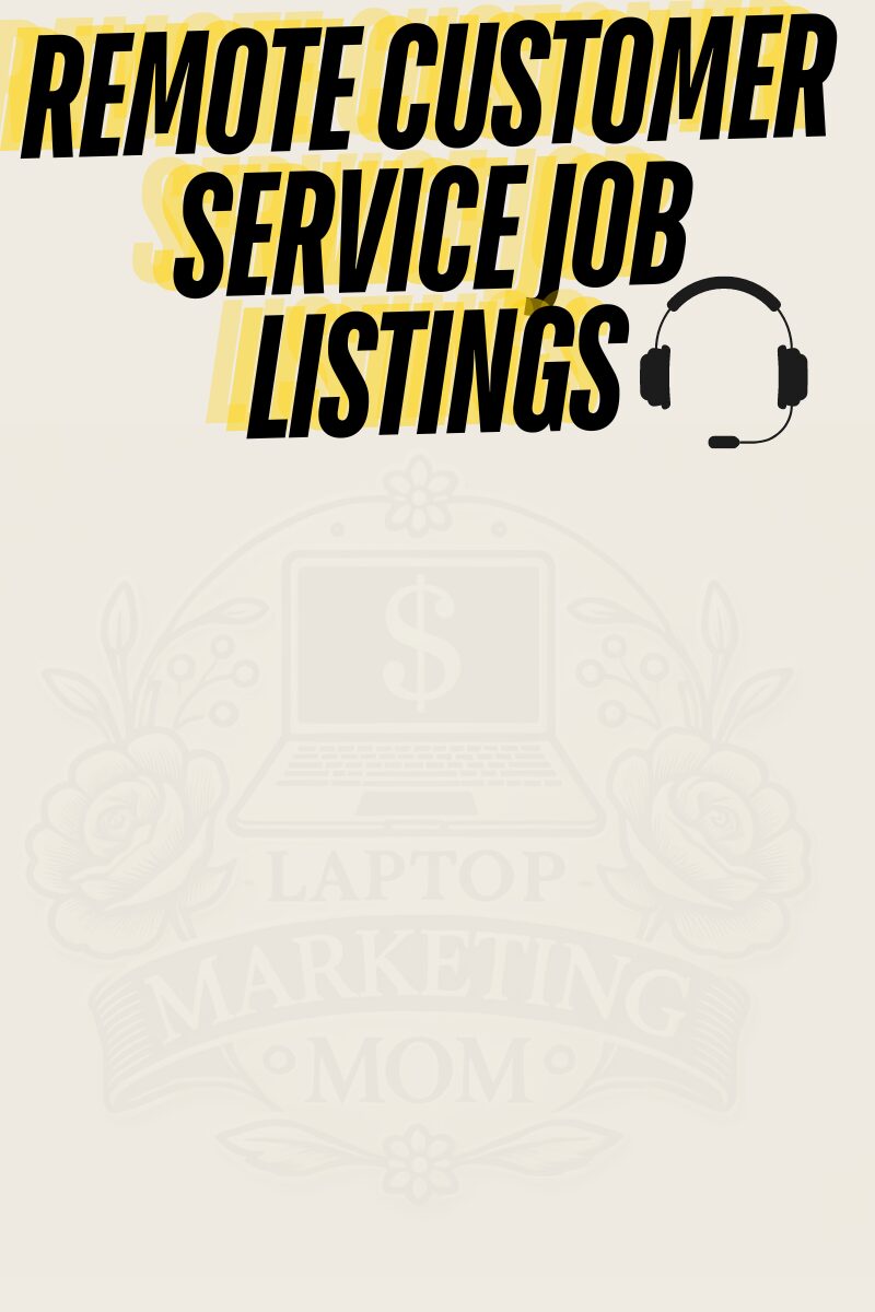 Remote-Customer Service-Job-Listings