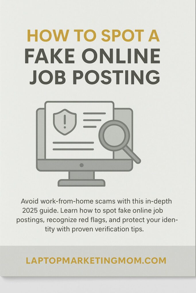 How To Spot A Fake Online Job Posting